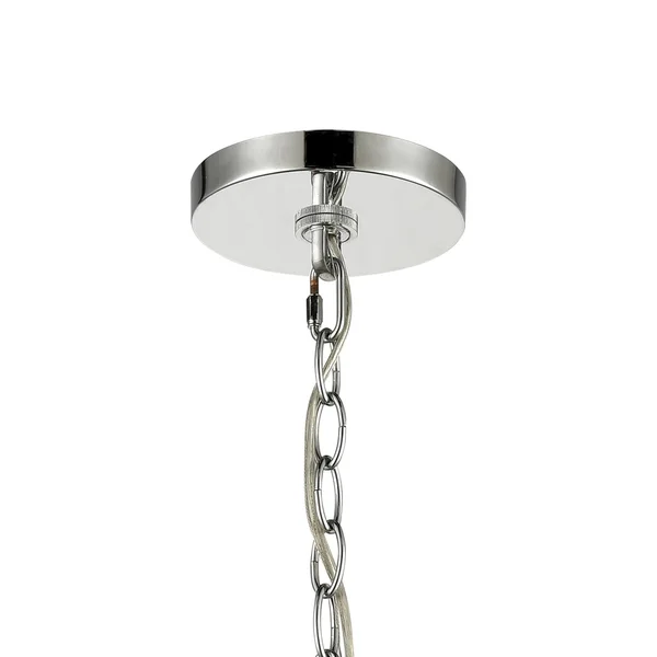 Elk Lighting 30065/3 Darlene 3-Light Pendant in Polished Chrome with Seedy