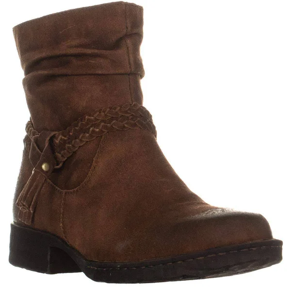 Born Ouvea Braid Ankle Boots, Rust