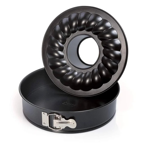 Kaiser Classic 2-Base Springform Pan, Black, 26 cm