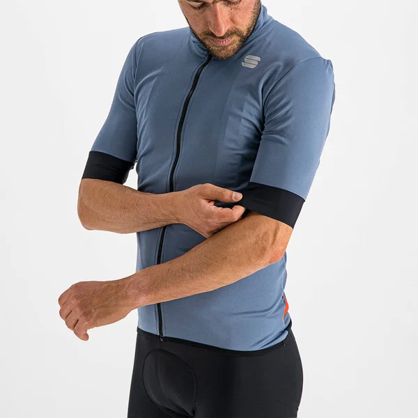 Sportful Fiandre Light NoRain Short Sleeve Jacket - XL - Blue Sea