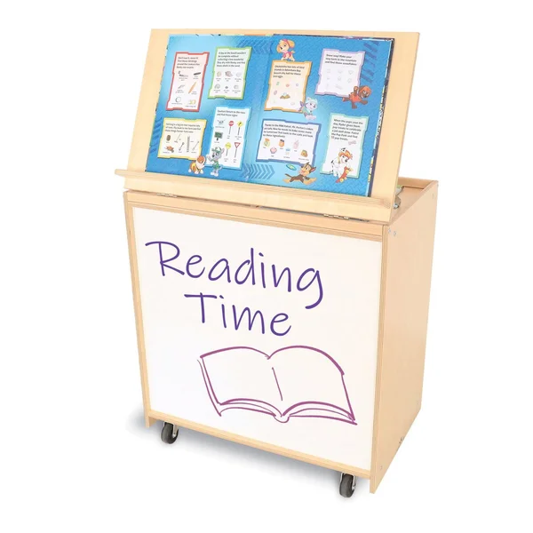 Whitney Brothers WB6255 Big Book Display with Write & Wipe Back