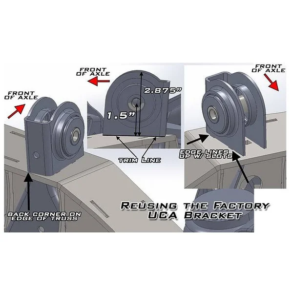 Artec Industries TJ3001 Front Axle Truss for TJ - LJ, ZJ