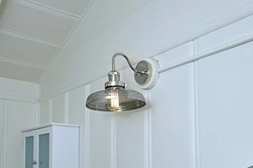 Maxim 25087MSKSN Mini Hi-Bay 1-Light Wall Sconce, Satin Nickel