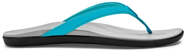 Olukai Ho&opio Sandals - Women's Blue Crush/Pale Grey, 9
