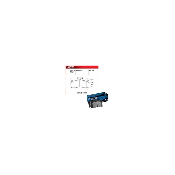 Hawk Performance HPS Brake Pads HB603F.616