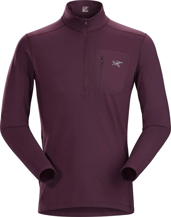 Arc&teryx Men's RHO LT Zip Neck - Rhapsody, Size XXL