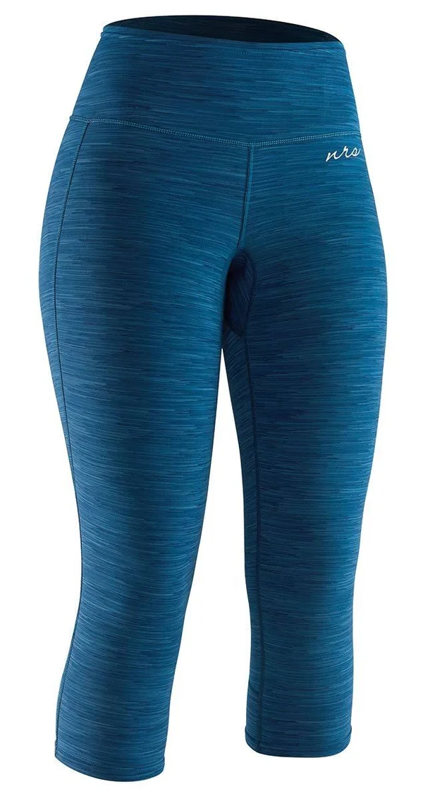NRS Women's HydroSkin 0.5 Capris L, Moroccan Blue