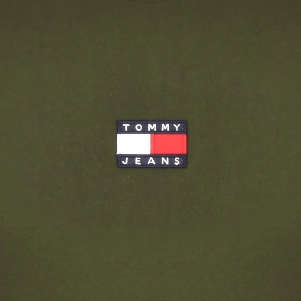 Tommy Hilfiger Logo T Shirt - Green - Short Sleeve T-Shirts