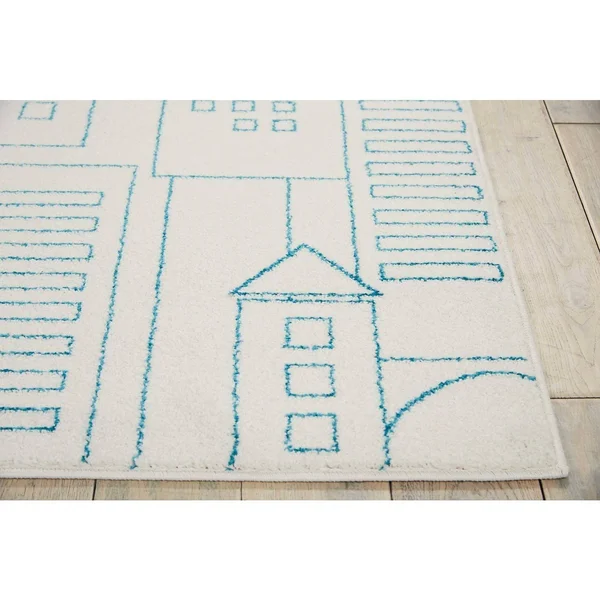 Nourison Miles DS202 Ivory Area Rug - 5&2x22 x 7&