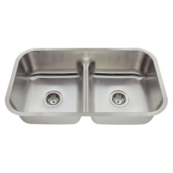 Polaris P215-16 Half Divide Stainless Steel Kitchen Sink
