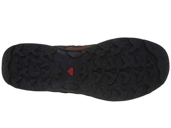 Salomon Pathfinder Low Cswp Mens Hiking Shoe 400615 - Beluga/Black/Leather Brown, Size 13 M