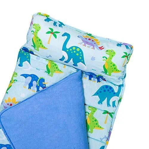 Wildkin Nap Mat with Pillow for Toddler Boys and Girls, Perfect Size F, 50 x 1.5 x 20 inches