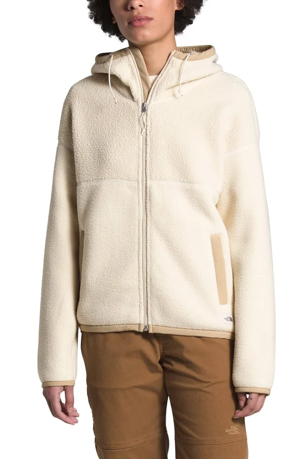 The North Face Women's Cragmont Fleece Full Zip Hoodie - Sand, Size: Small