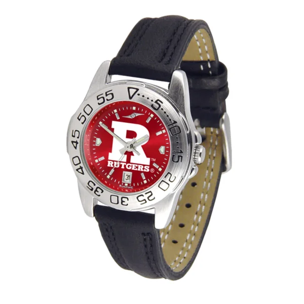 Ladies Rutgers Scarlet Knights - Sport AnoChrome Watch