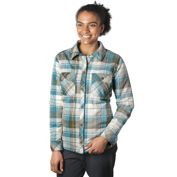 Outdoor Research Kalaloch Reversible Shirt Jacket - Women's Pacific Plum Plaid - XS