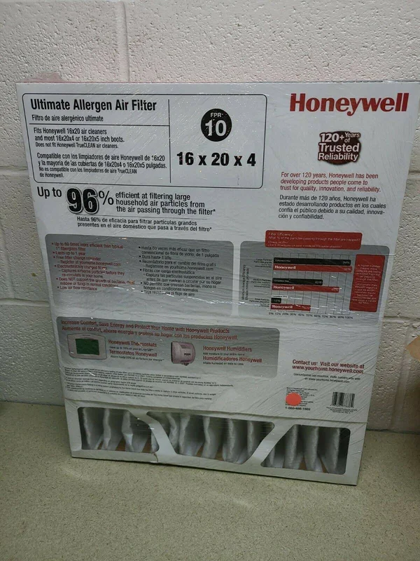 Honeywell 16 in. x 20 in. x 4 in. FPR 10 Air Cleaner Filter, 554