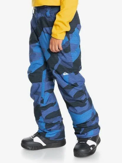 Quiksilver Boy's 8-16 Estate Insulated Snow Pants Blue Size XS/8