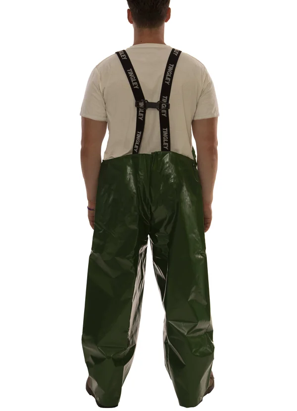 Tingley O22047 Rain Bib Overall, 2XL, Yellow, Unisex