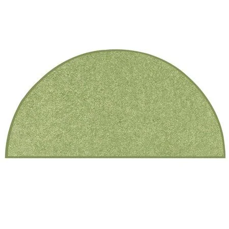 Saturn Collection Kids Favorite Lime Green 60 inchx120 inch Half Round - Area Rug