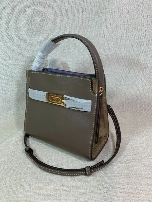 New Tory Burch Clam Shell Lee Radziwill Petite Double Bag