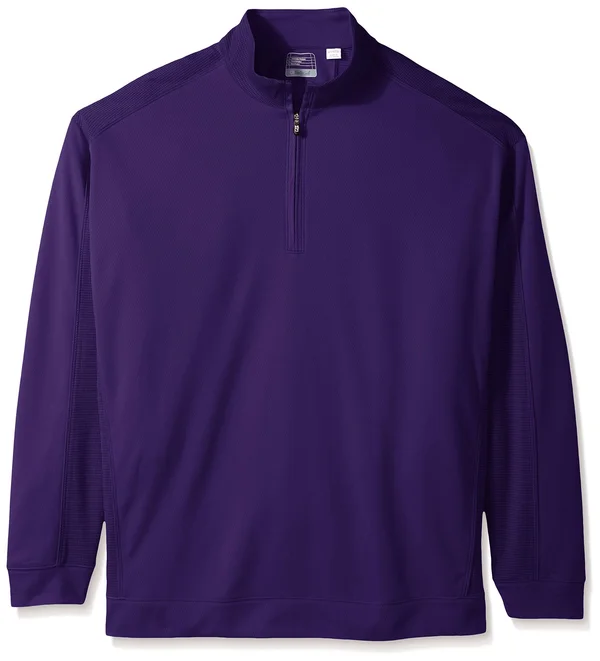 Cutter & Buck DryTec Edge Half Zip BCK08861 College Purple 3XT