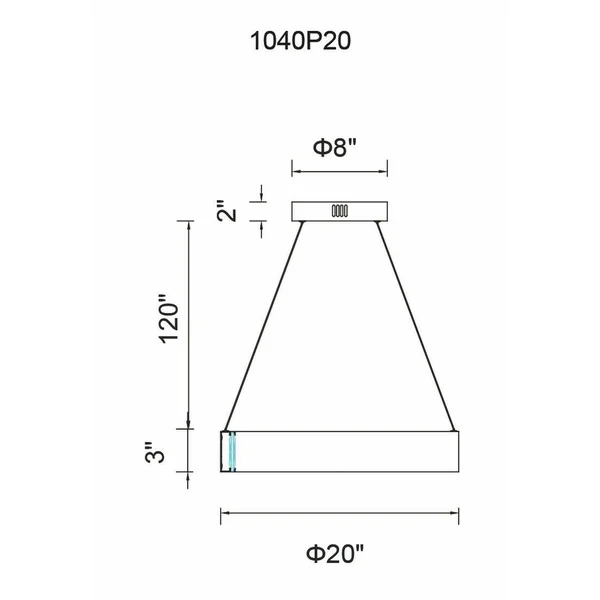 CWI Lighting 1040p20-101 Rosalina LED Chandelier with Matte Black Finish
