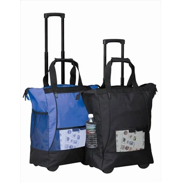 on The Go Rolling Tote - Blue