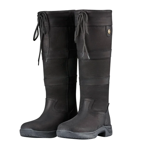 Black Dublin River Boots III - Wide