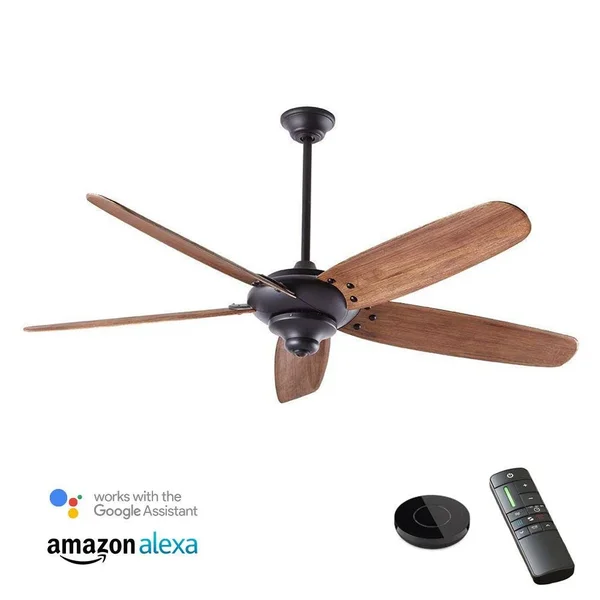 Home Decorators Collection Altura DC 68 in. Indoor Matte Black Ceiling Fan Works with Google Assistant and Alexa 20034