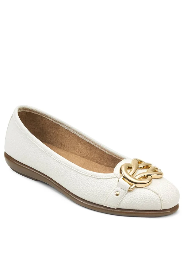 Women's Aerosoles Big Bet Ballet Flat, Size: 5.5, White