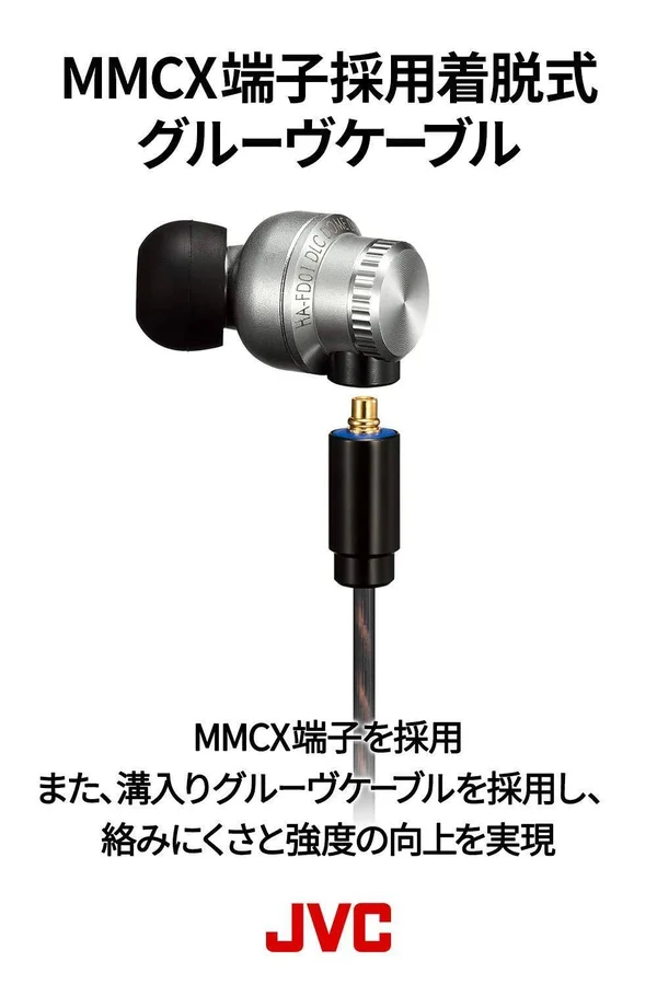 JVC Inner Ear Headphones Solidege 01 Inner HA-FD01【Japan Domestic Genuine products】