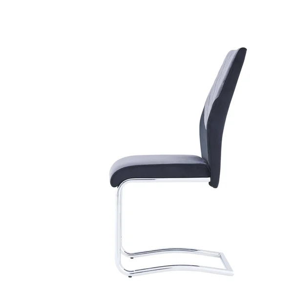 Global Furniture USA Two Toned Black and Grey Velvet Chair