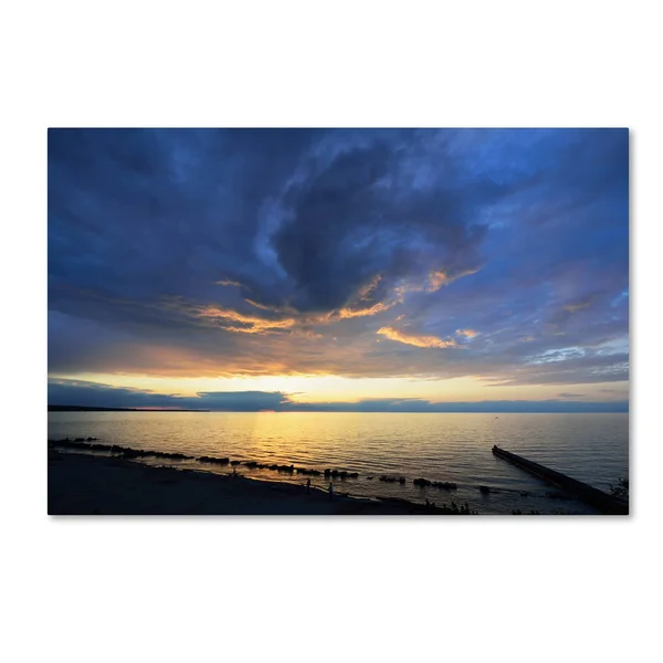 Trademark Global Kurt Shaffer 'Sweeping North Coast Sunset' Canvas Art