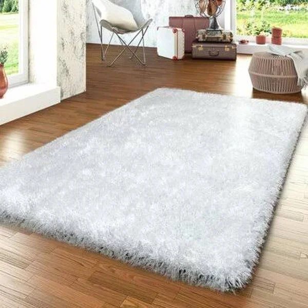 Shag White Area Rug Mercer41 Rug Size: Rectangle 7&10x22 x 11&12x22