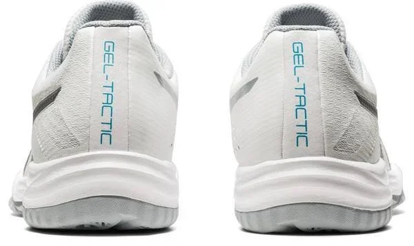 Asics Women's Gel-Tactic - White/Aqua, 14