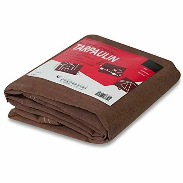 Chicago Dropcloth & Tarpaulin 9& x 12& Olive Drab Canvas Tarp