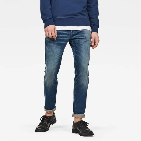G-Star Raw Men 3301 Slim Jeans Medium Blue Size 26-34