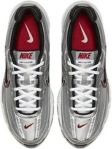 Nike Initiator Metallic Silver Marathon Running Shoes/Sneakers 394055-001 (Size: US 8)