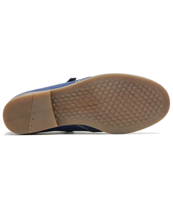 Hush Puppies Mazin Cayto Navy Nubuck, Size: 6, Blue