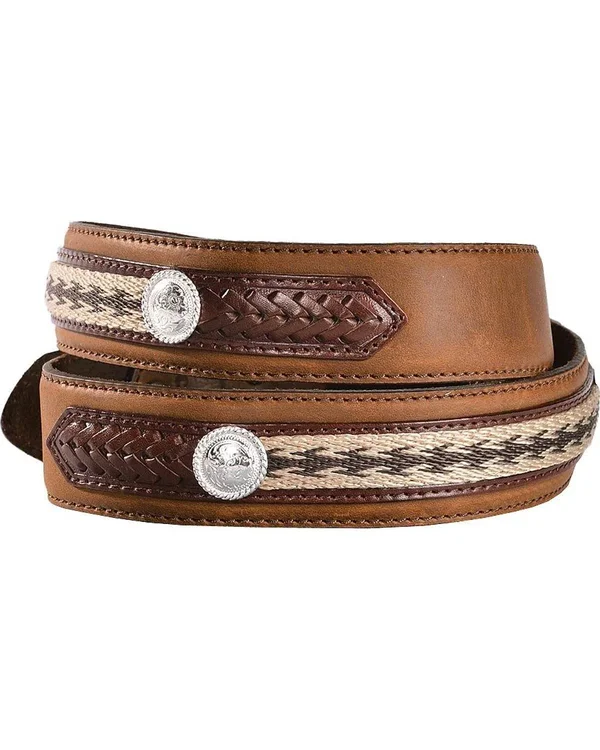 Tony Lama The Duke Center Applique Belt