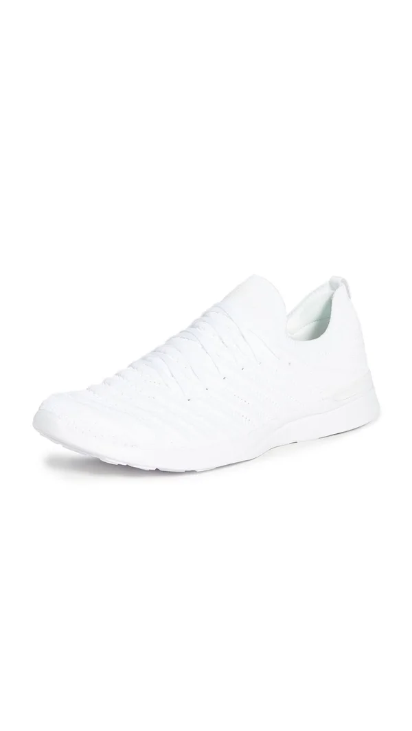 APL Men's TechLoom Wave White Shoes in Size 8, Athletic Propulsion Labs