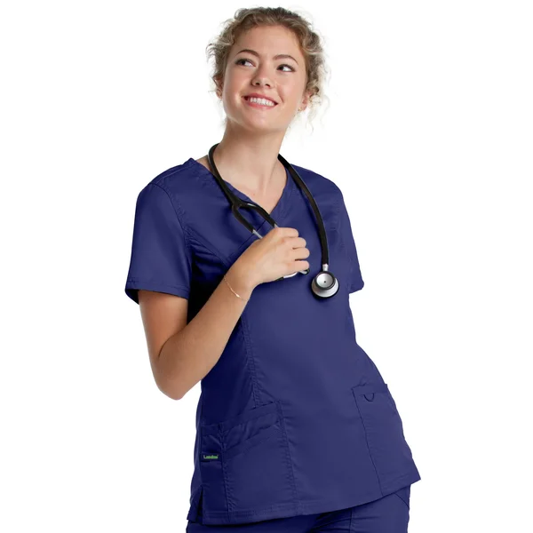 Filipina m閐ica Landau ProFlex FAUX SURPLICE 4161 True Navy (TNPR), XXS