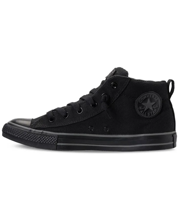 Converse Men's Chuck Taylor All-Star Street Mid Casual Shoes 138465F - 8.5 - Black