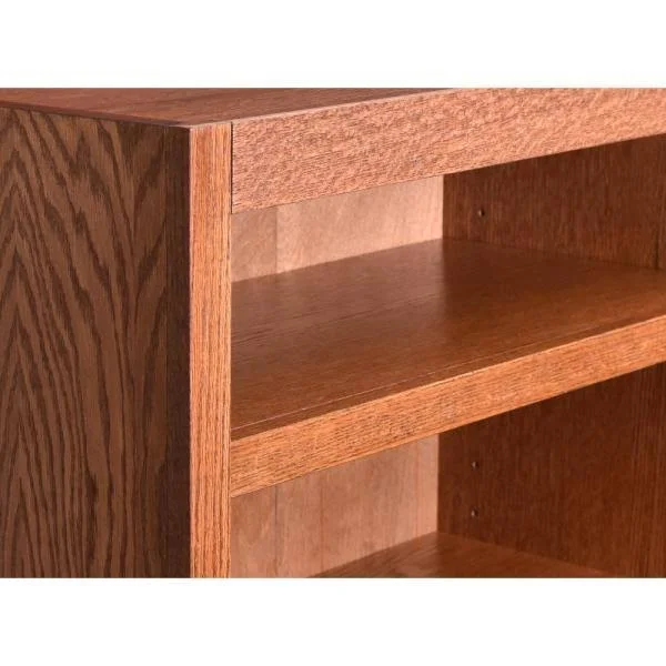 Concepts in Wood Bookcase with Fix Shelf/Drawer - Dry Oak Finish