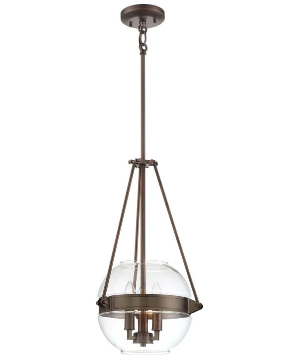 Minka Lavery Atrio 3 Light Pendant, Harvard Court Bronze - 2290-281