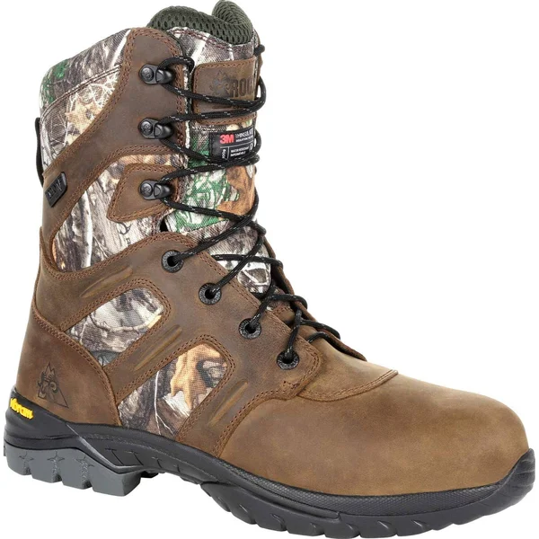 Men's Rocky Deerstalker Waterproof 800G Insulated Hiking Boot, Size: 10.5W
