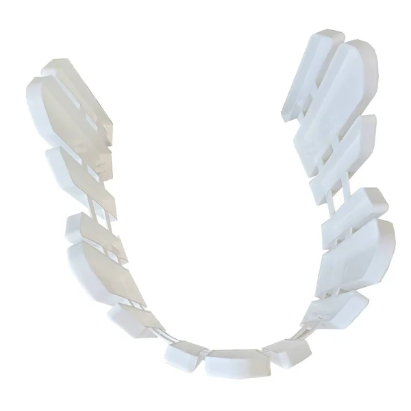 22& Dackers Lawn Border Adirondack Style Flexible Fencing - 22x22 Sections, 12 PC - White - Emsco