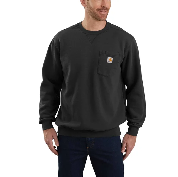 Carhartt Crewneck Pocket Sweatshirt - Men's Black - S