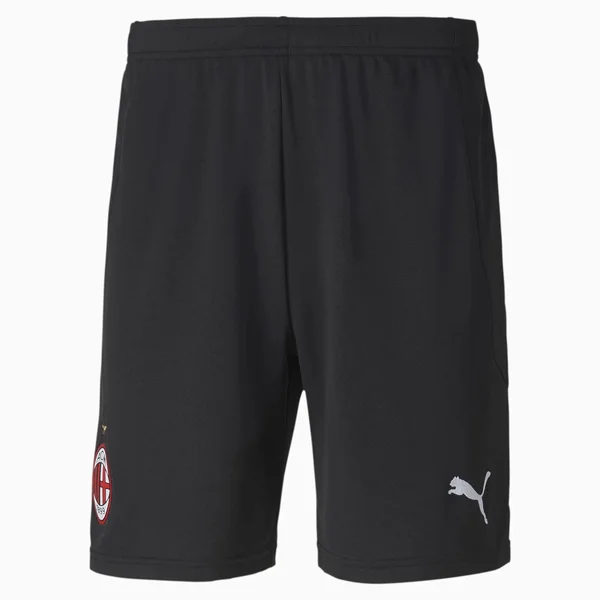 2020-2021 AC Milan Puma Home Shorts (Black)
