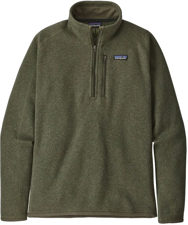 Patagonia Men's Better Sweater 1/4 Zip - Industrial Green - 3XL